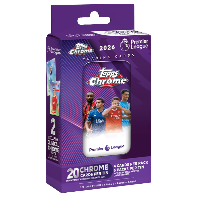 25/26 Topps Chrome Premier League Tin