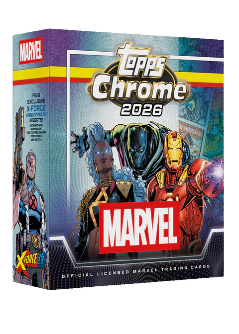 2026 Topps Chrome Marvel Mega Box