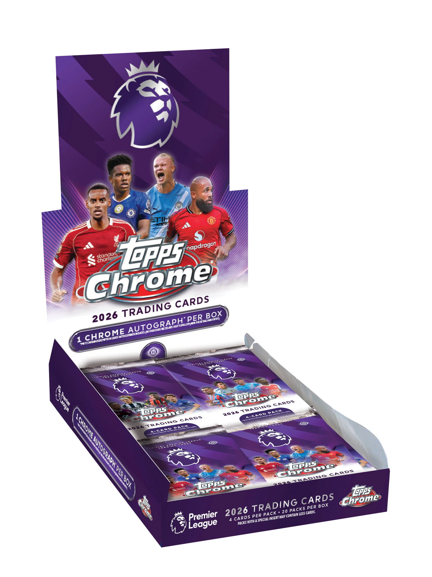 25/26 Topps Chrome Premier League Hobby Box