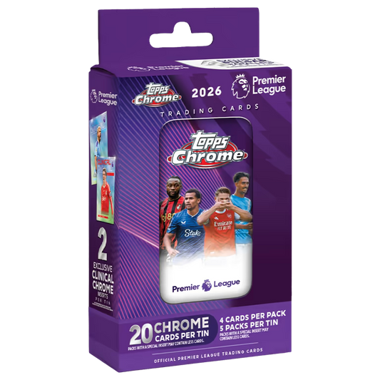 25/26 Topps Chrome Premier League Tin
