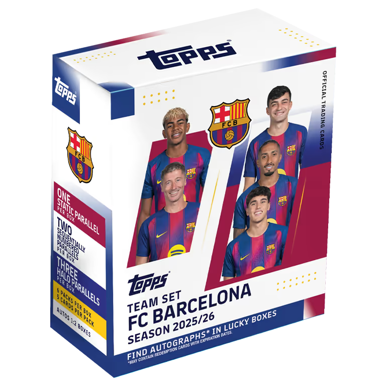 25/26 Topps FC Barcelona Team Set