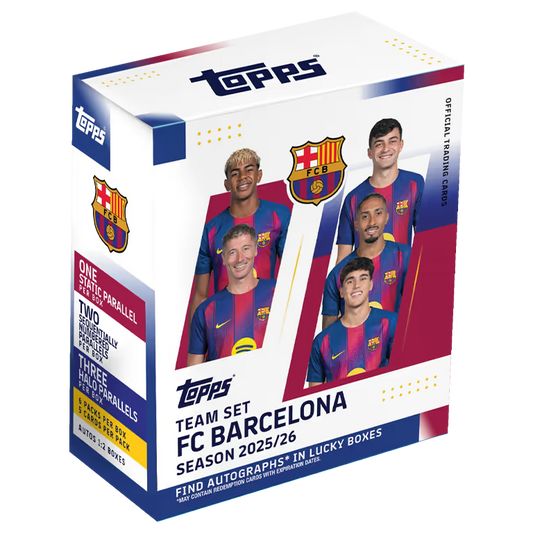 25/26 Topps FC Barcelona Team Set