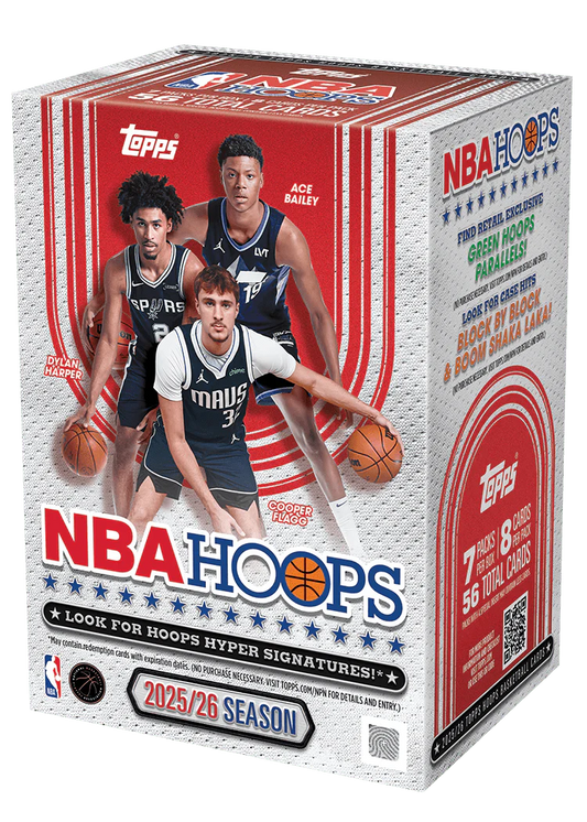 25/26 Topps NBA Hoops Value Box