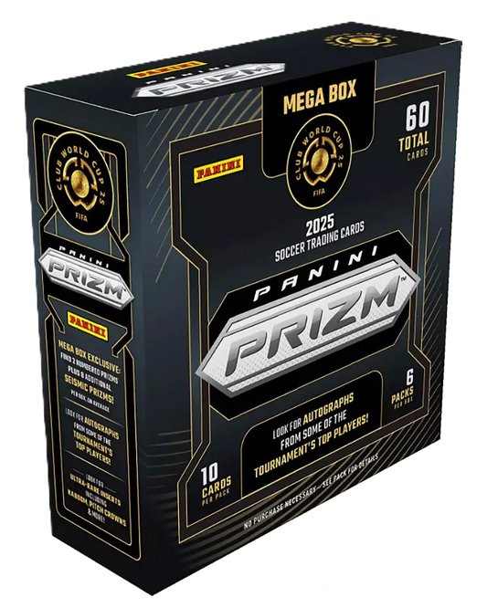 2025 Panini Prizm FIFA Club World Cup Mega Box