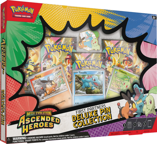 Pokémon : Ascended Heroes First Partner Deluxe Pin Collection