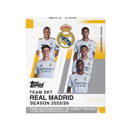 25/26 Topps Real Madrid Team Set