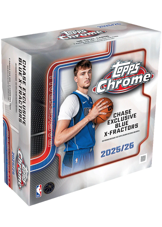 25/26 Topps Chrome Basketball Mega Box
