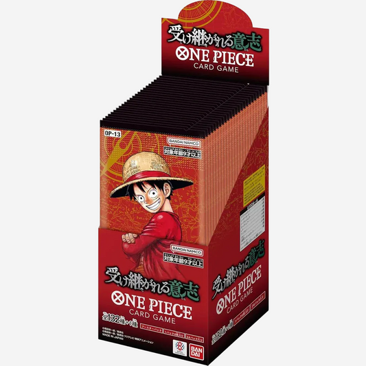 One Piece OP-13 box - Carrying on His Will (Japán)