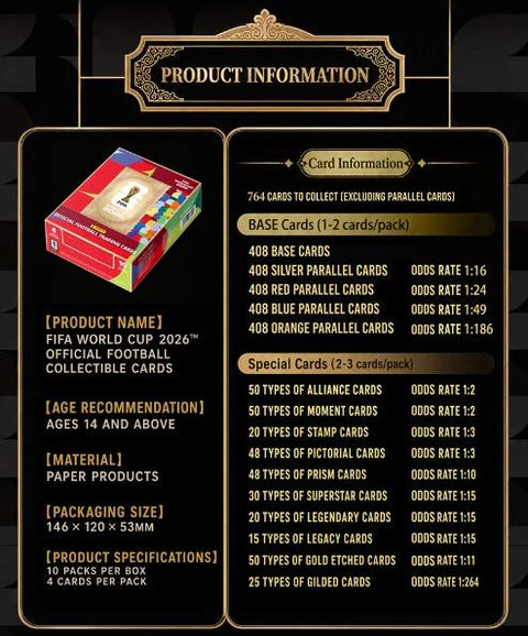 2026 Panini x Kayou FIFA World Cup Soccer Standard Box
